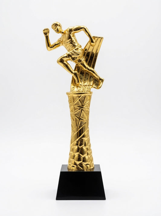 Golden Running Athlete Trophy