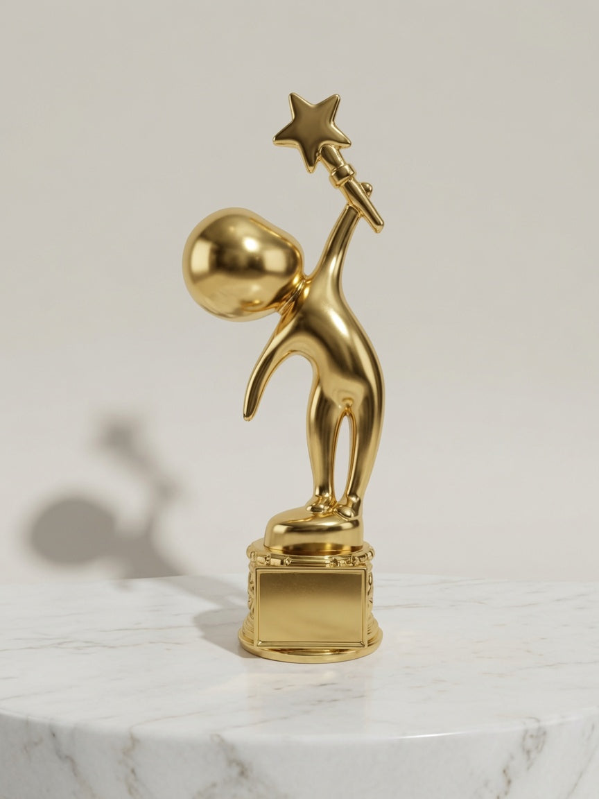 Golden Star Kid’s Achievement Trophy
