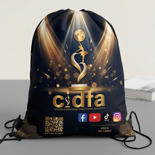 Polyester Waterproof Drawstring Backpack – Custom Logo String Bag
