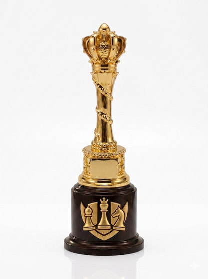 Customized Golden Trophy – Premium Achievement & Excellence Award