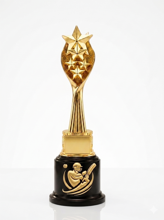 Customized Golden Trophy – Premium Achievement & Excellence Award