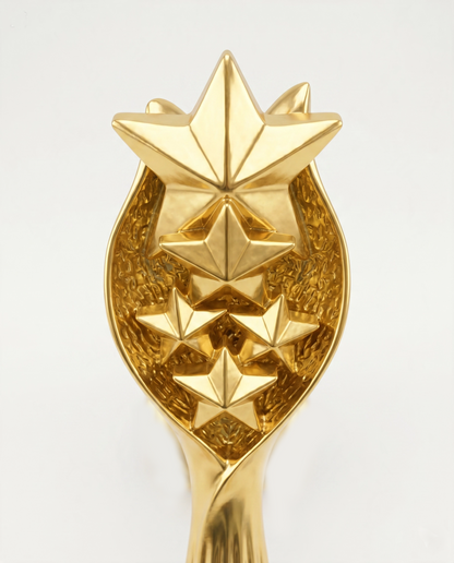 Golden Star Trophy – Premium Achievement & Excellence Award