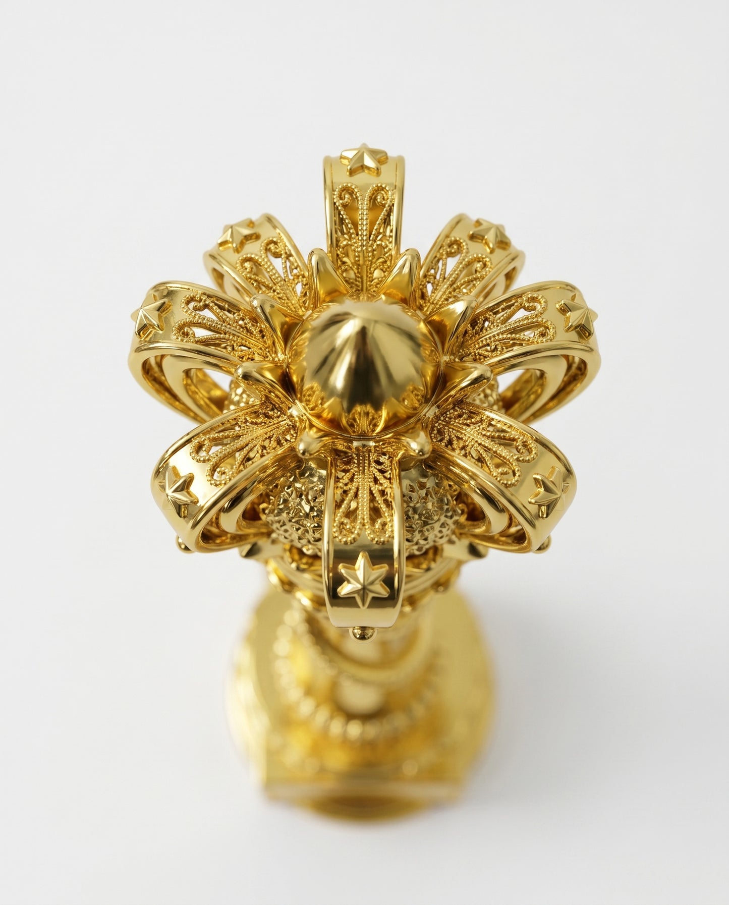 Royal Golden Crown Trophy – Premium Champion Award with Engraving Plaque