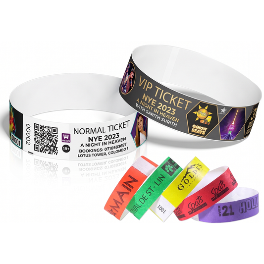 Custom Event Wristbands – Premium Waterproof Wristbands for Events & Festivals