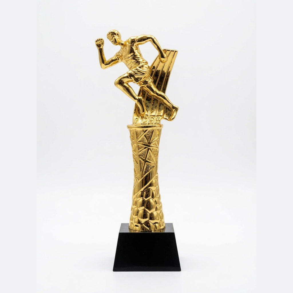 Golden Running Athlete Trophy