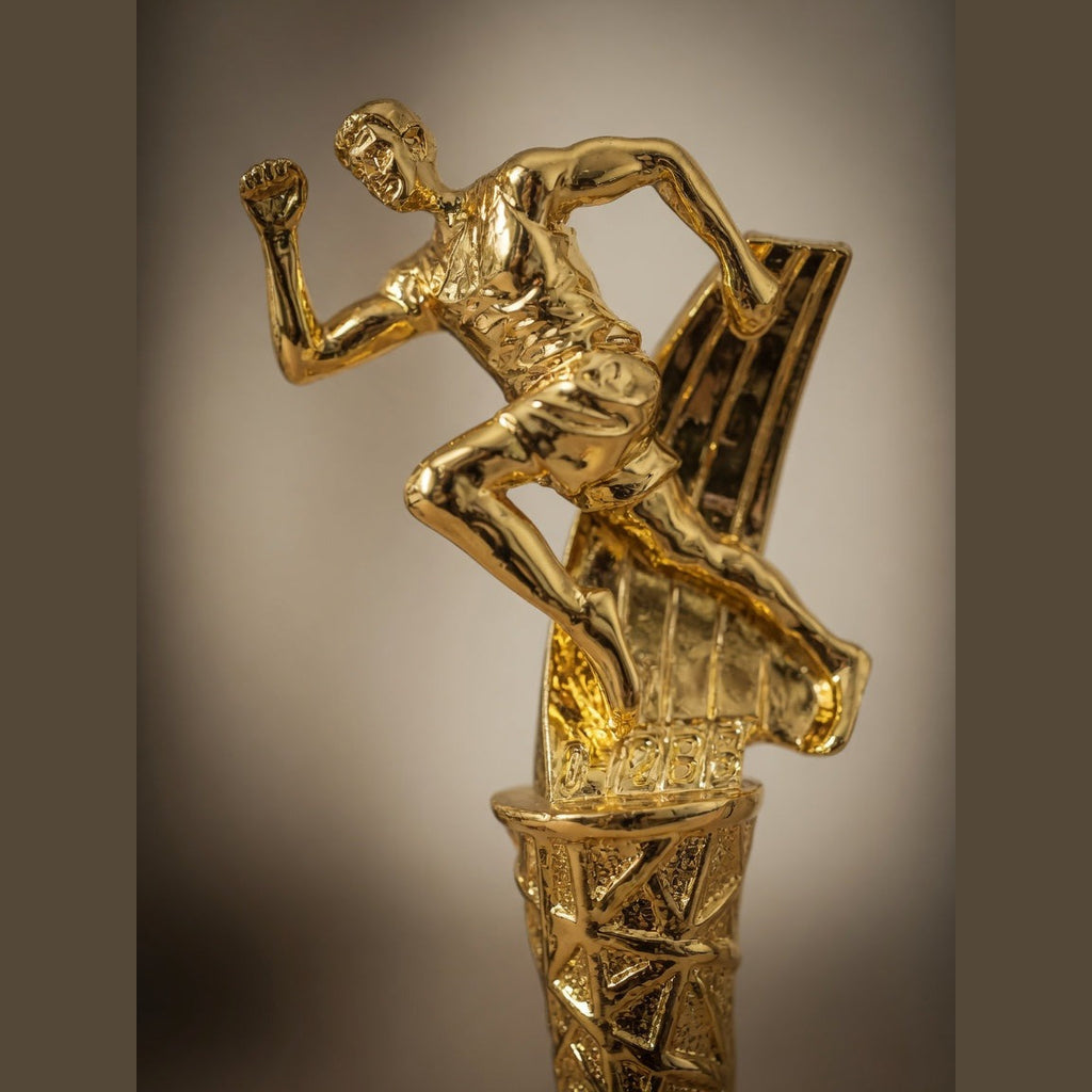 Golden Running Athlete Trophy