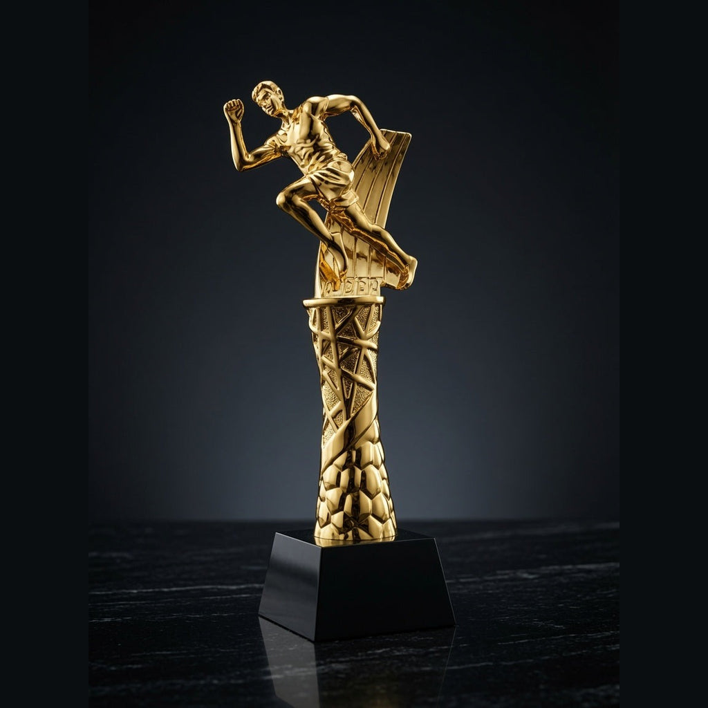 Golden Running Athlete Trophy