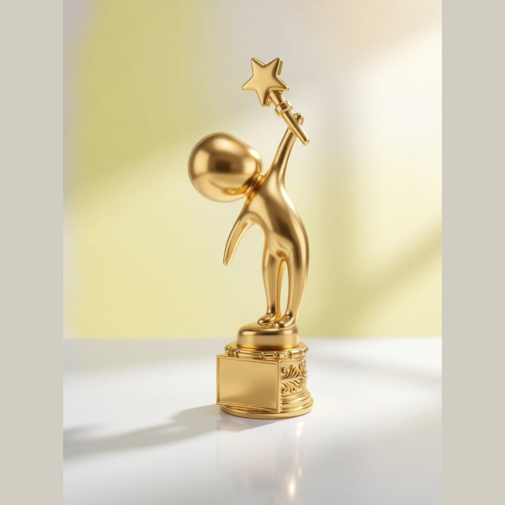 Golden Star Kid’s Achievement Trophy