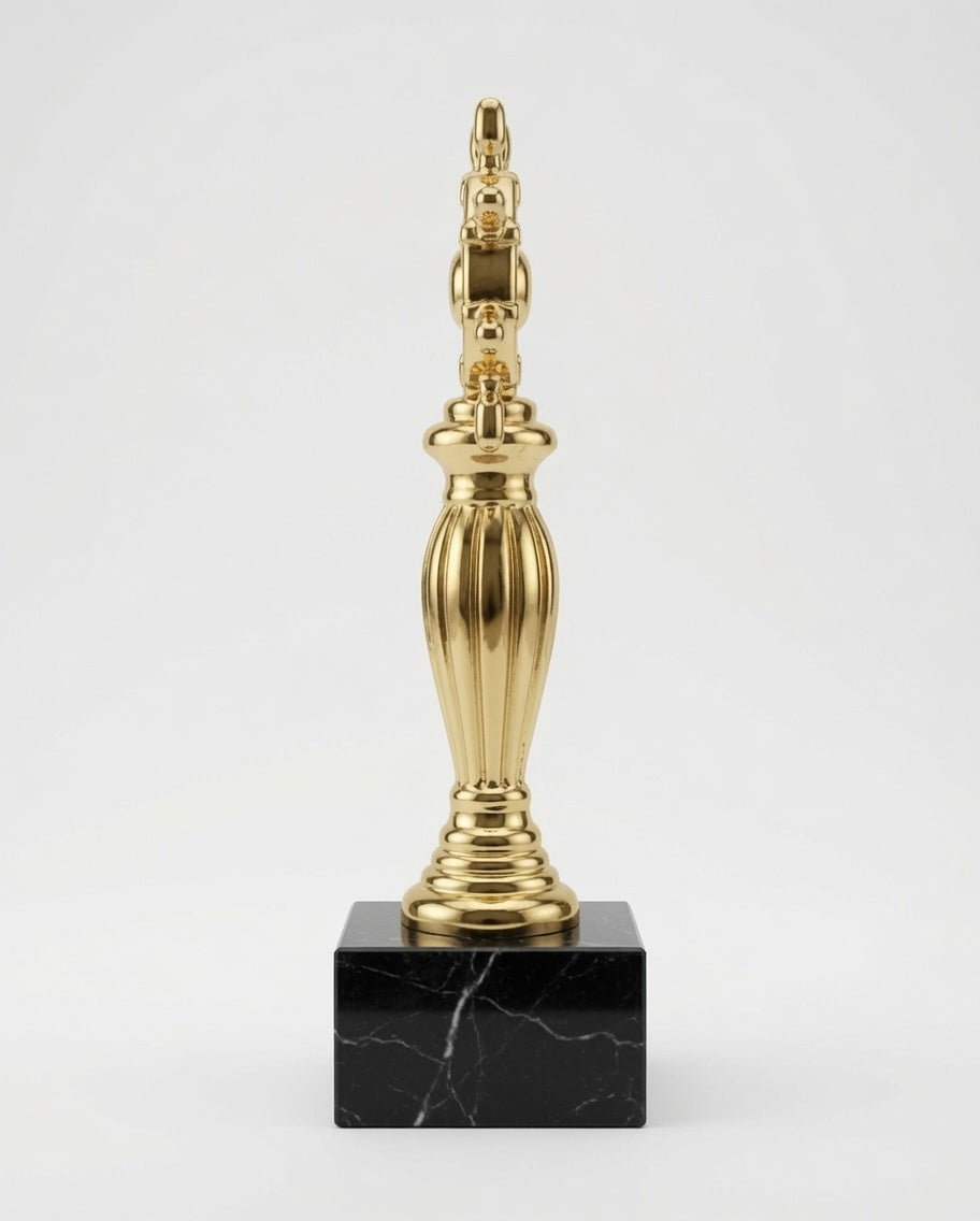 Golden Buddhist Trophy – Premium Buddhist Award