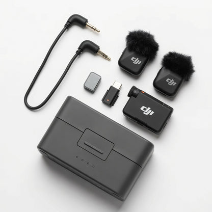DJI Mic 2 – Professional Wireless Microphone System (2TX + 1RX)