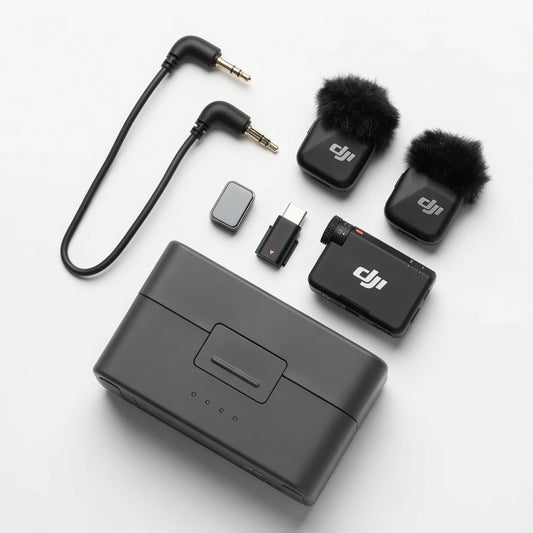 DJI Mic 2 – Professional Wireless Microphone System (2TX + 1RX)