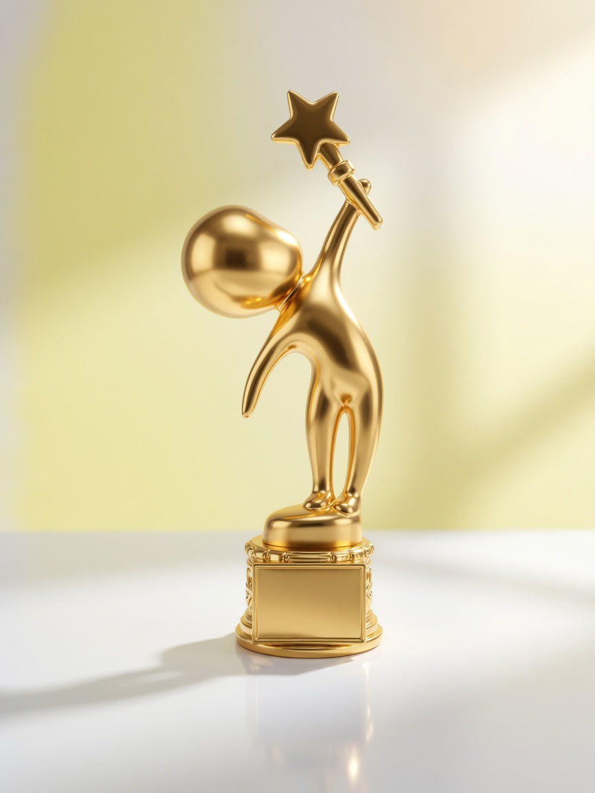 Golden Star Kid’s Achievement Trophy
