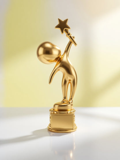 Golden Star Kid’s Achievement Trophy