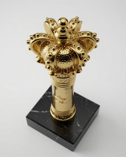 Royal Golden Crown Trophy – Premium Champion Award