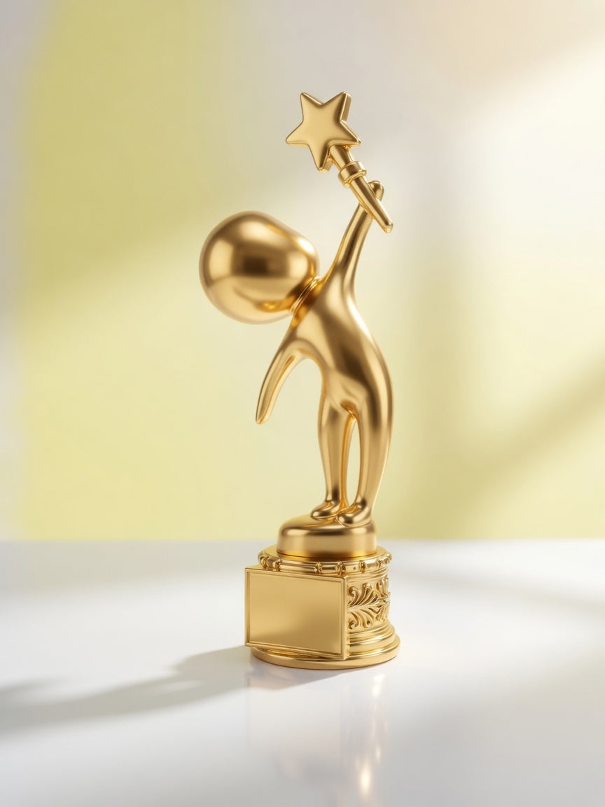 Golden Star Kid’s Achievement Trophy