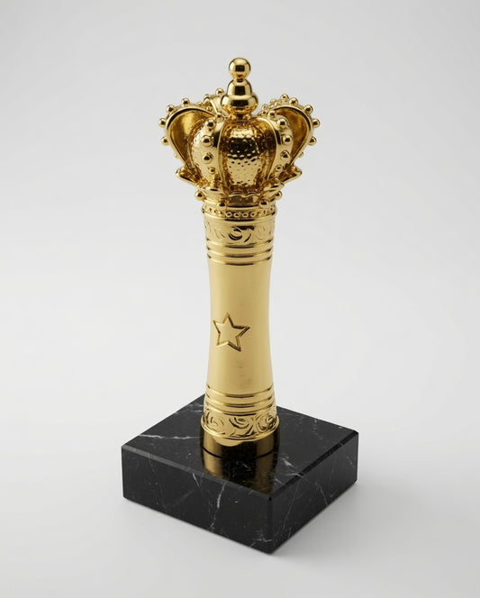 Royal Golden Crown Trophy – Premium Champion Award