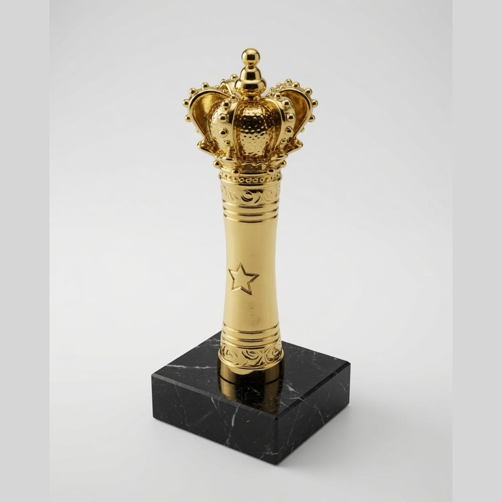 Royal Golden Crown Trophy – Premium Champion Award