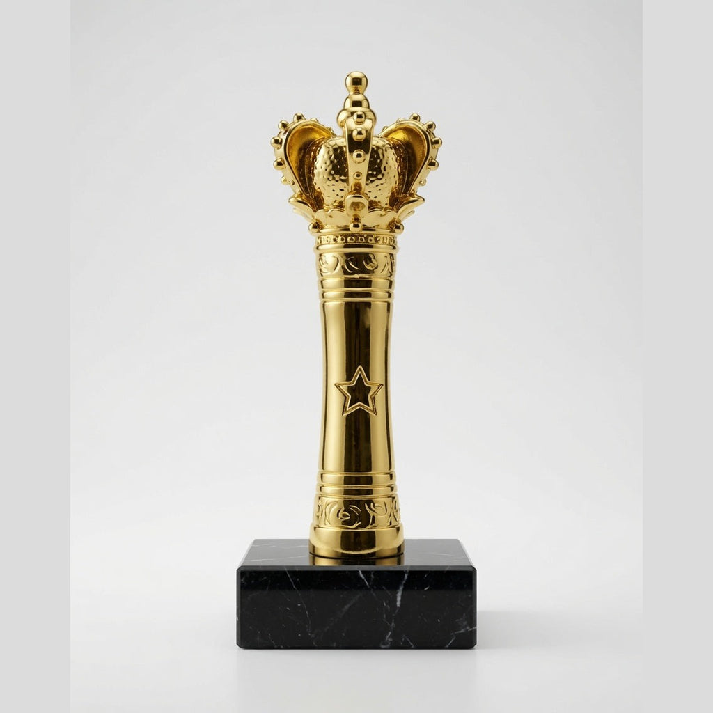 Royal Golden Crown Trophy – Premium Champion Award