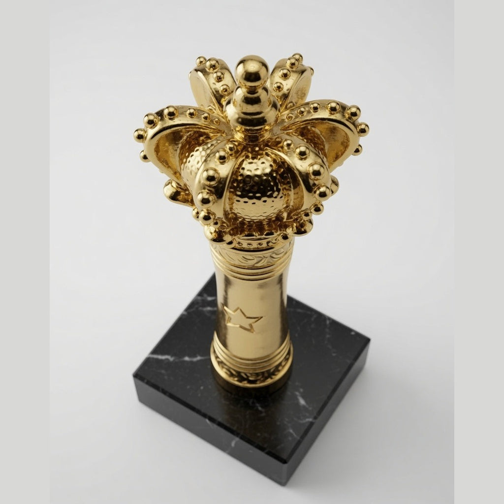 Royal Golden Crown Trophy – Premium Champion Award
